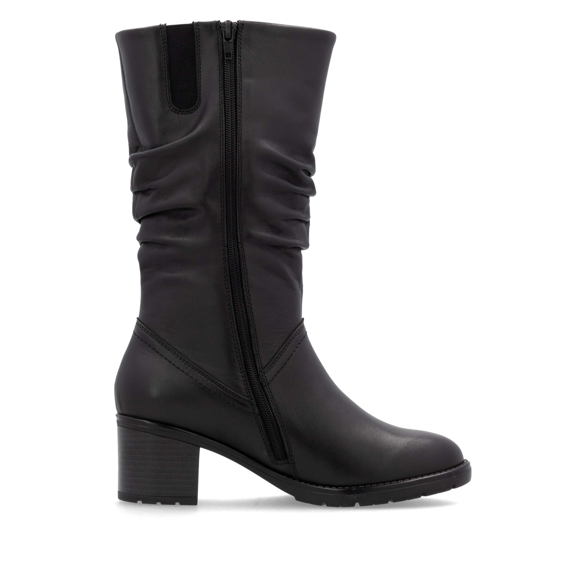 Black Zip Boots for Women | Remonte D2A70-00