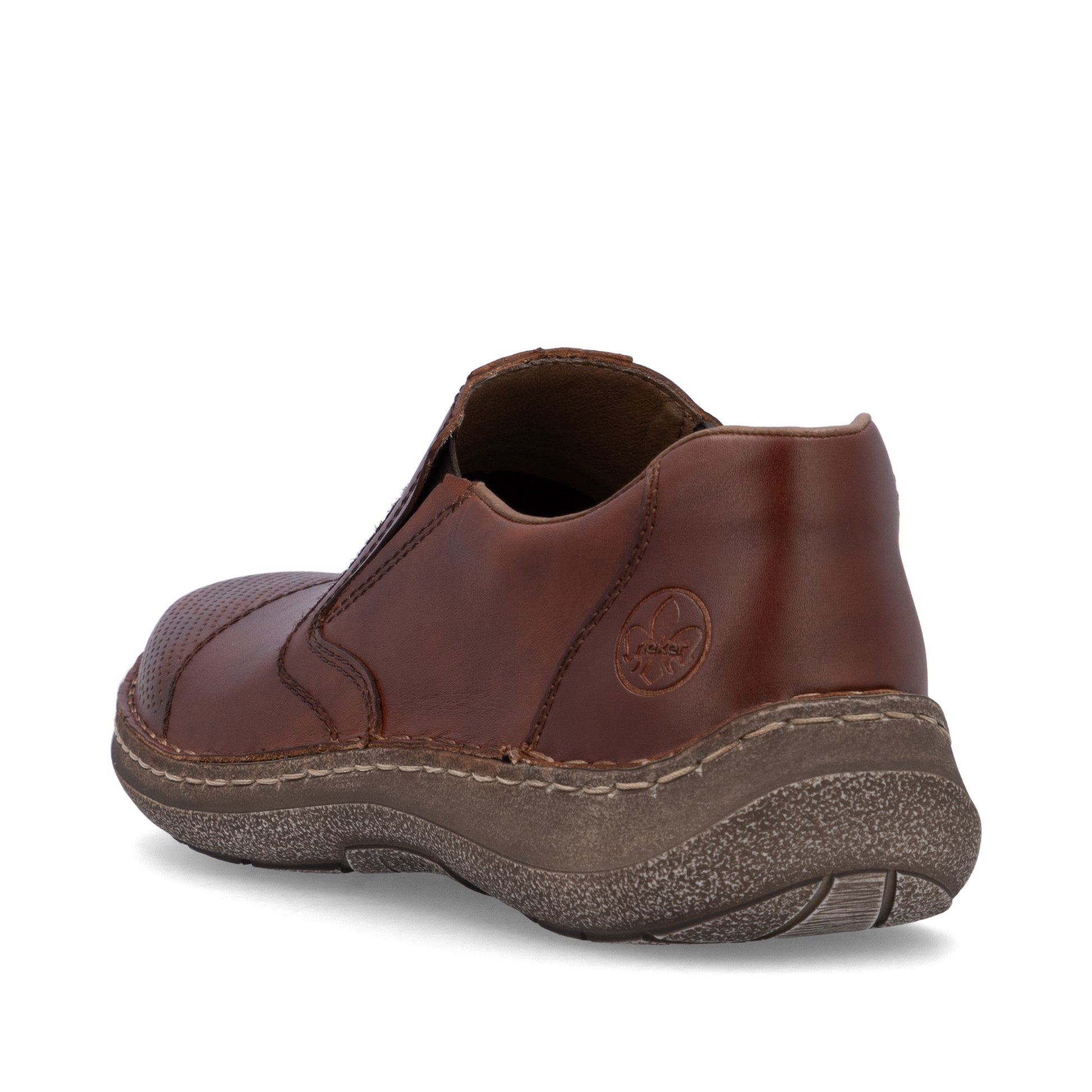 Brown Elasticated Shoes for Men | Rieker 03056-24