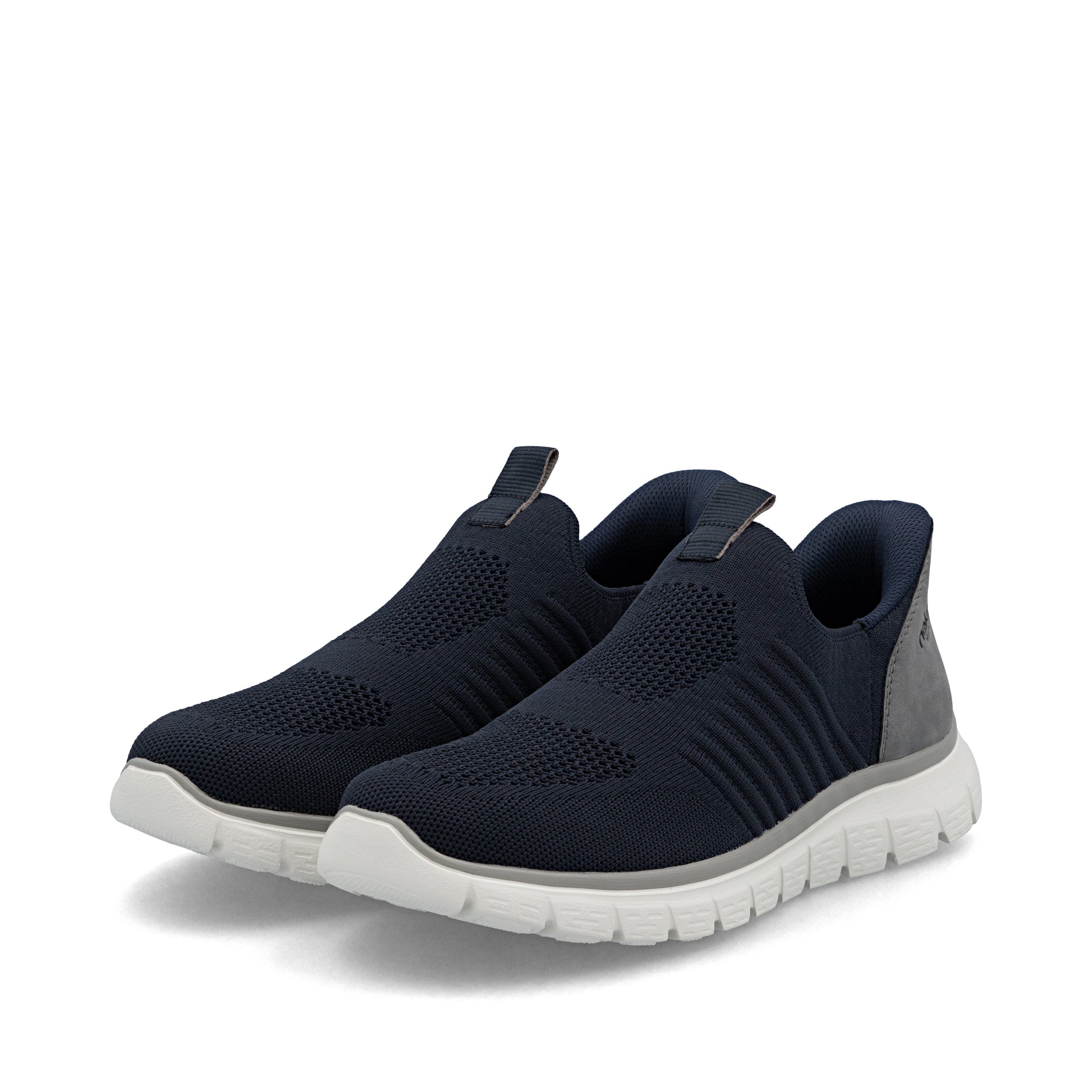Blue Elasticated Shoes for Men | Rieker B6659-15