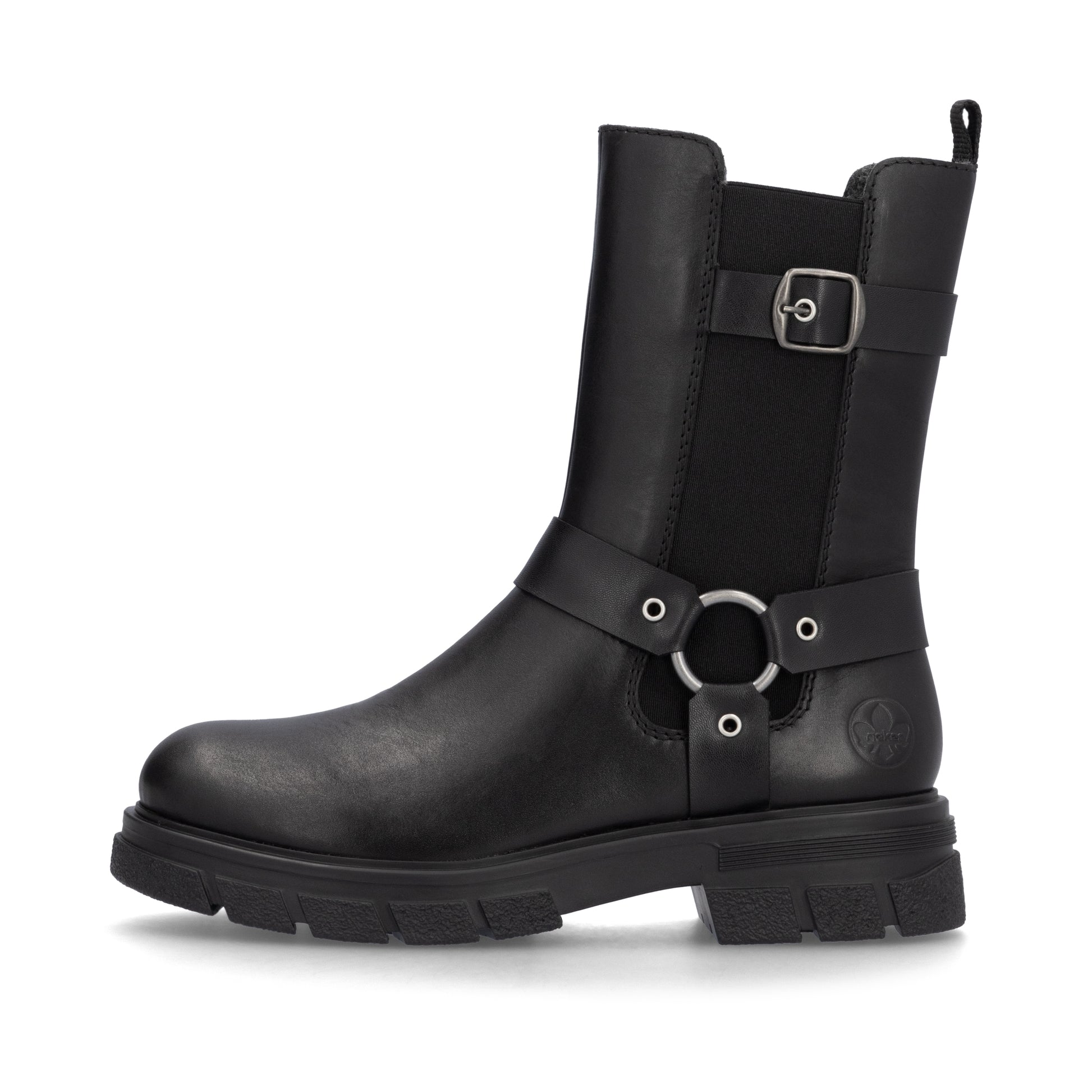 Black Zip Boots for Women | Rieker Z9177-00