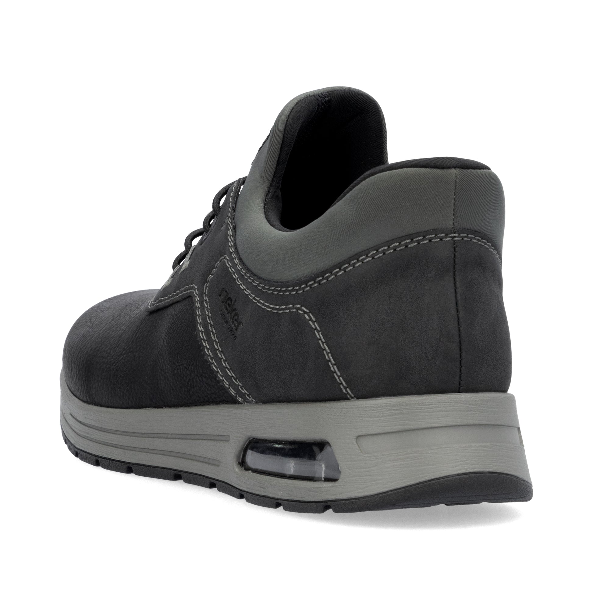 Black Elasticated Shoes for Men | Rieker B1051-00