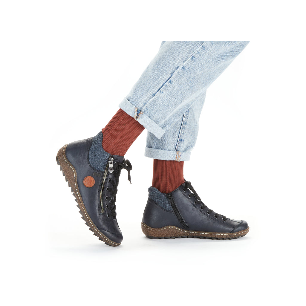 Blue Zip Boots for Women | Rieker L7514-14