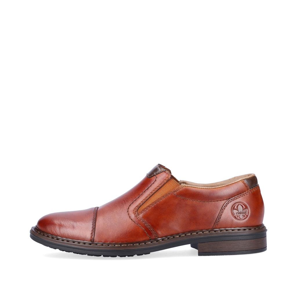 Brown Elasticated Shoes for Men | Rieker 17659-23