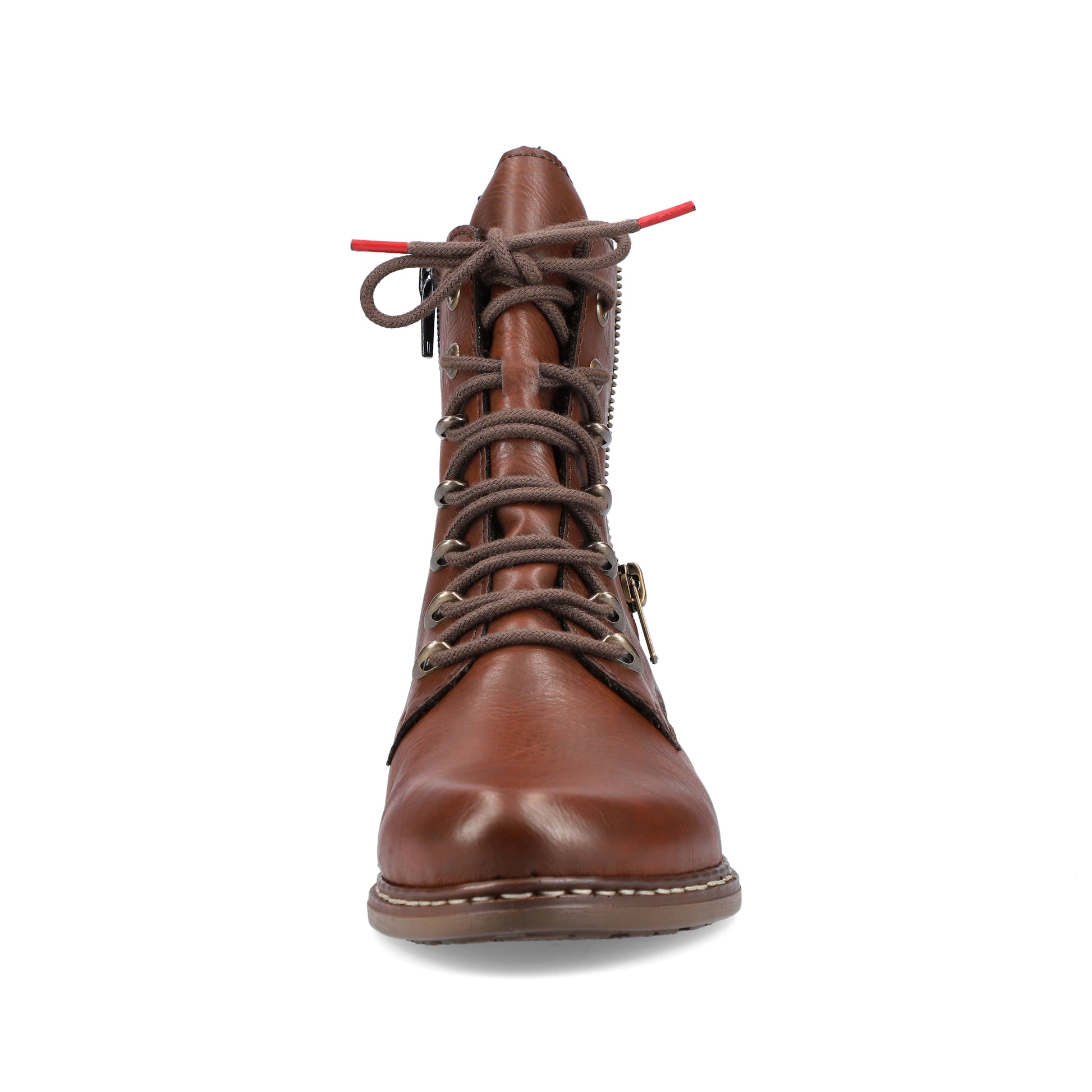 Brown Zip Boots for Women | Rieker Y0800-24