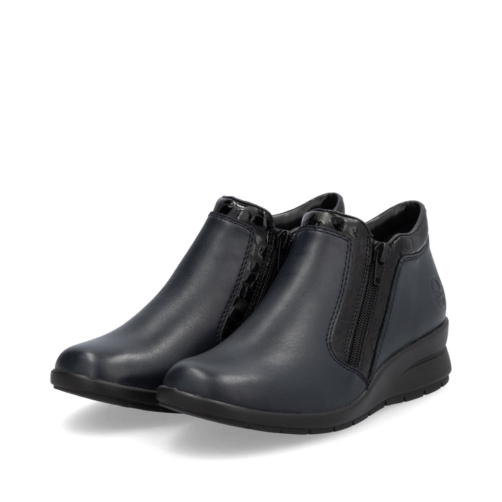 Blue Zip Boots for Women | Rieker L4883-14