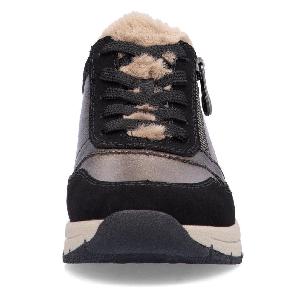 Beige Zip Shoes for Women | Rieker N9301-90