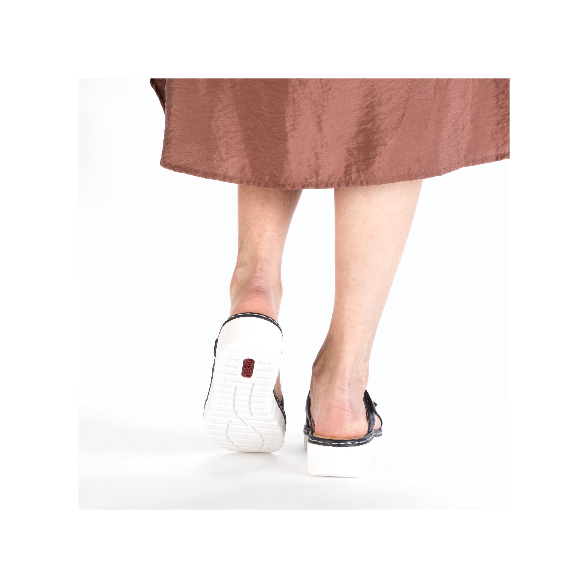 Blue Hook & Loop Sandals for Women | Rieker V1396-14