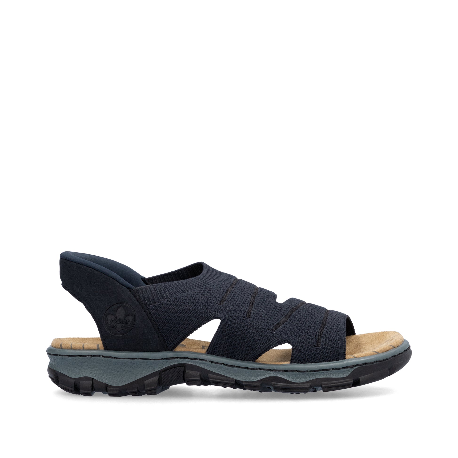 Blue Elasticated Sandals for Women | Rieker 68895-14