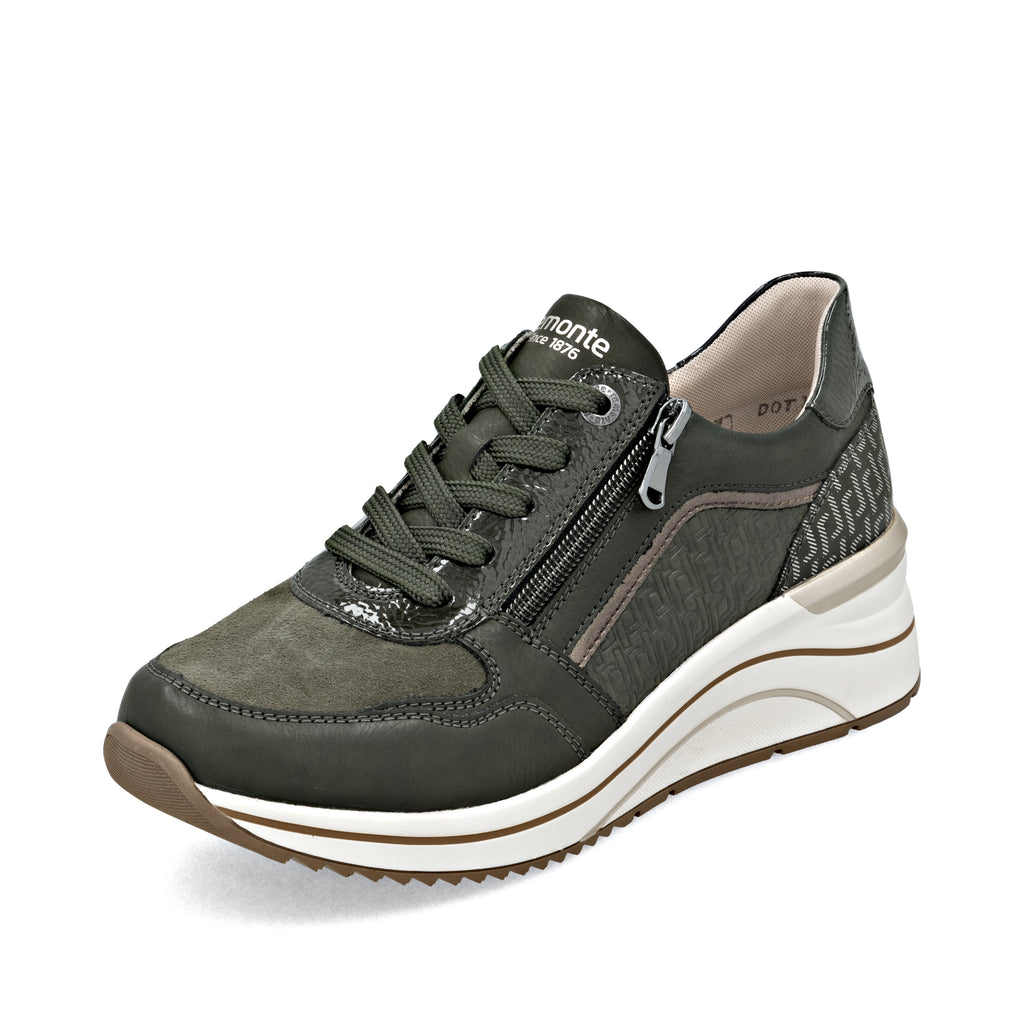 Green Zip Shoes for Women | Remonte D0T16-54