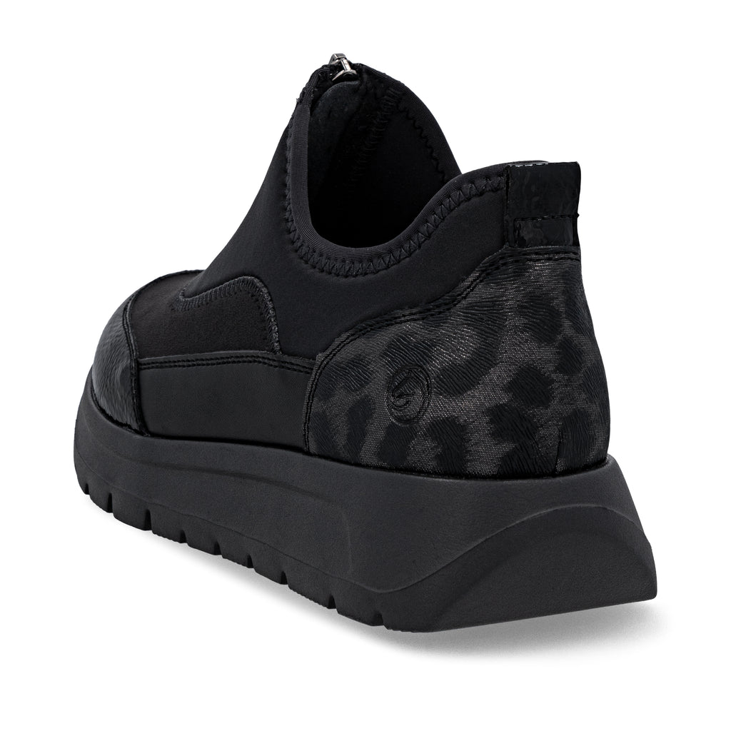Black Zip Shoes for Women | Remonte D2V01-04