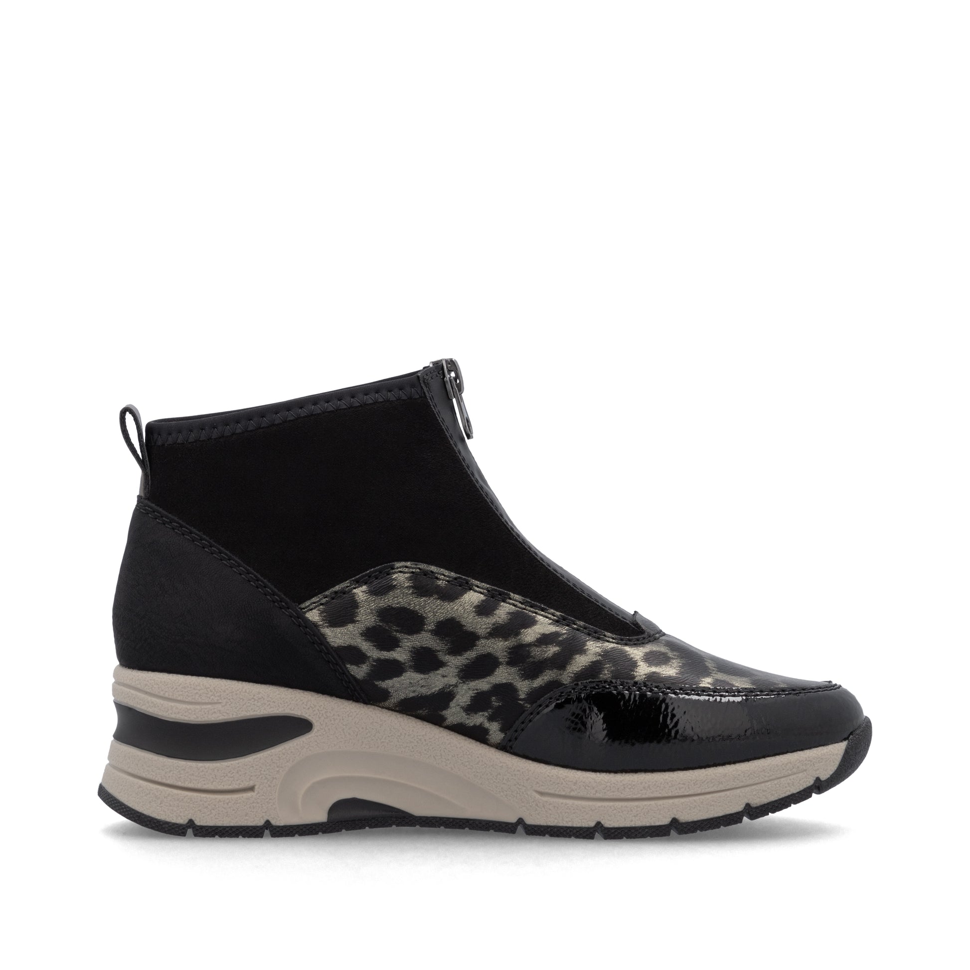 Black Zip Boots for Women | Rieker N9362-00