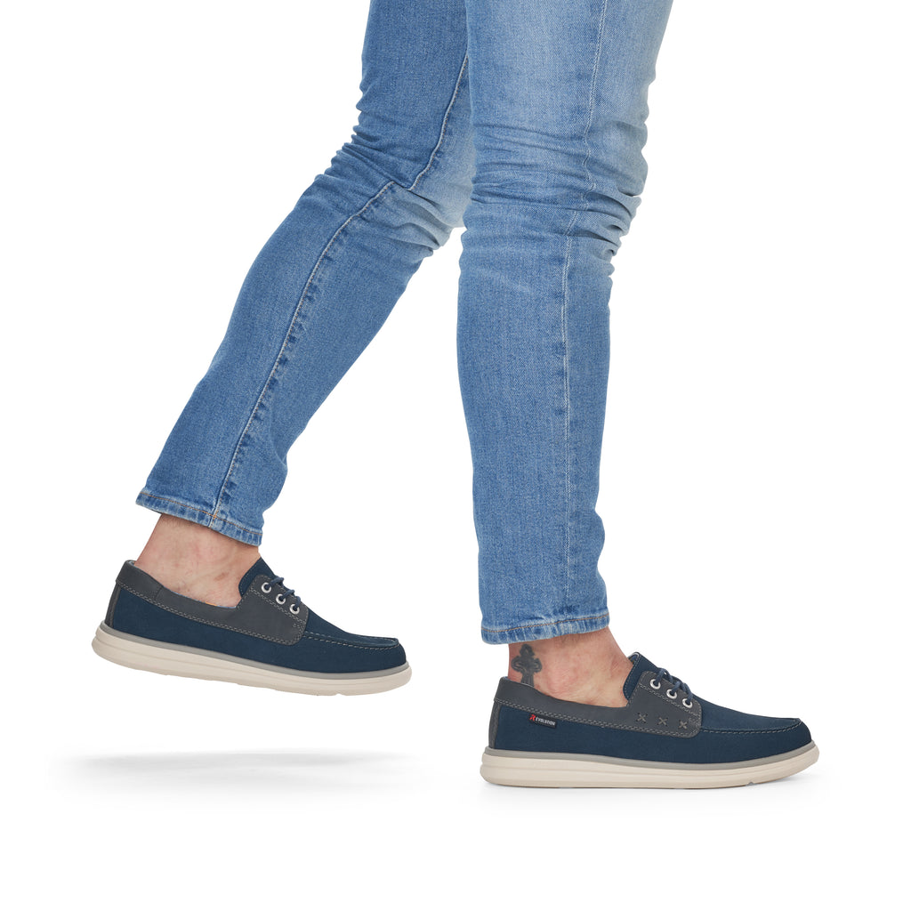 Blue Lace-Up Shoes for Men | Rieker Sport U0601-14