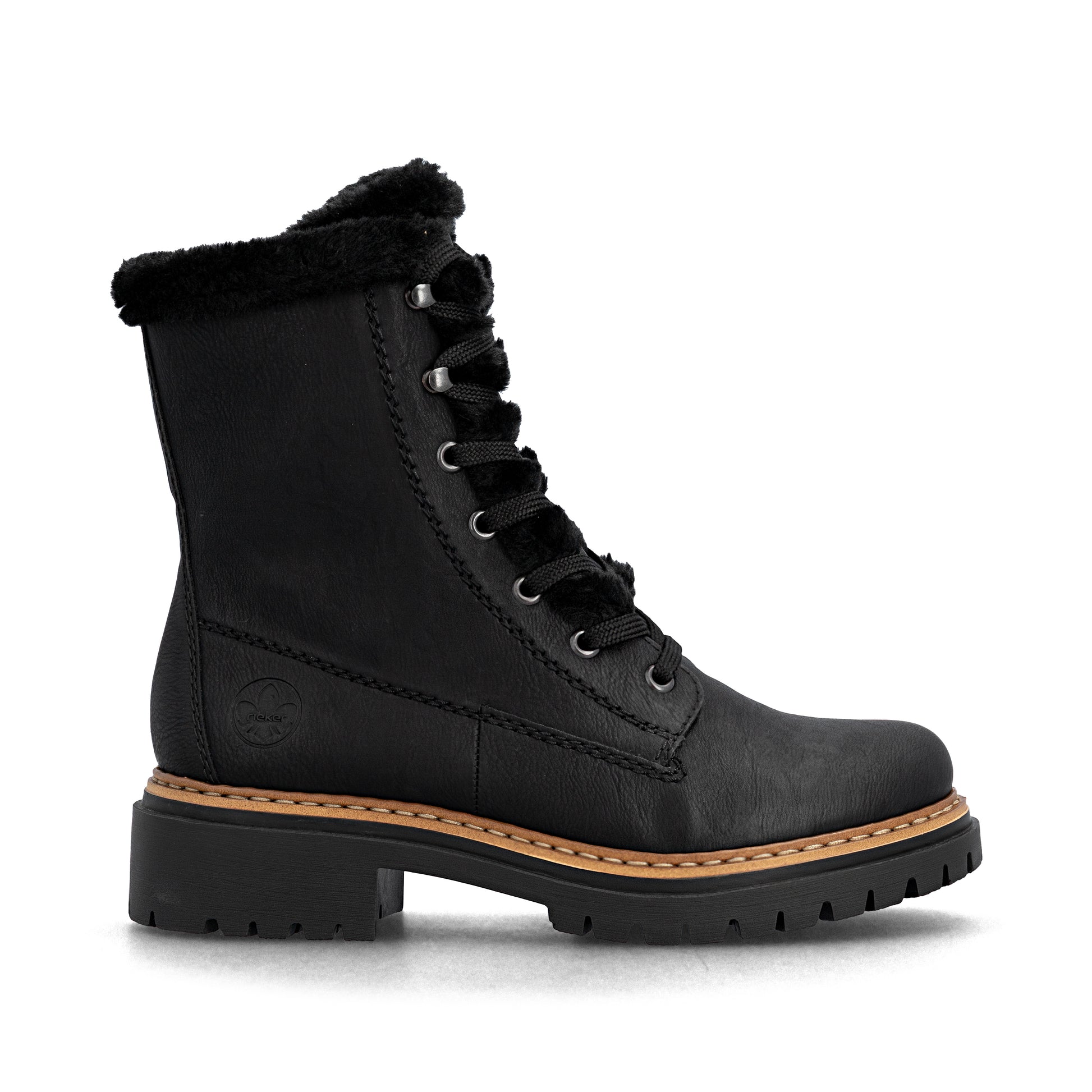 Black Zip Boots for Women | Rieker 72625-00