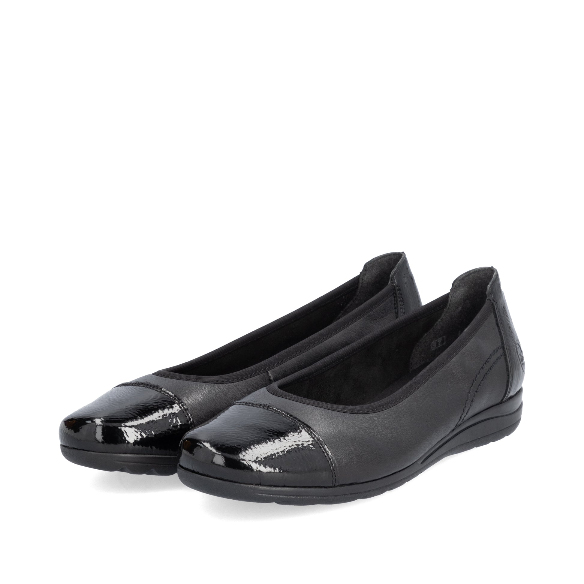 Black Slip-On Shoes for Women | Rieker L9351-00