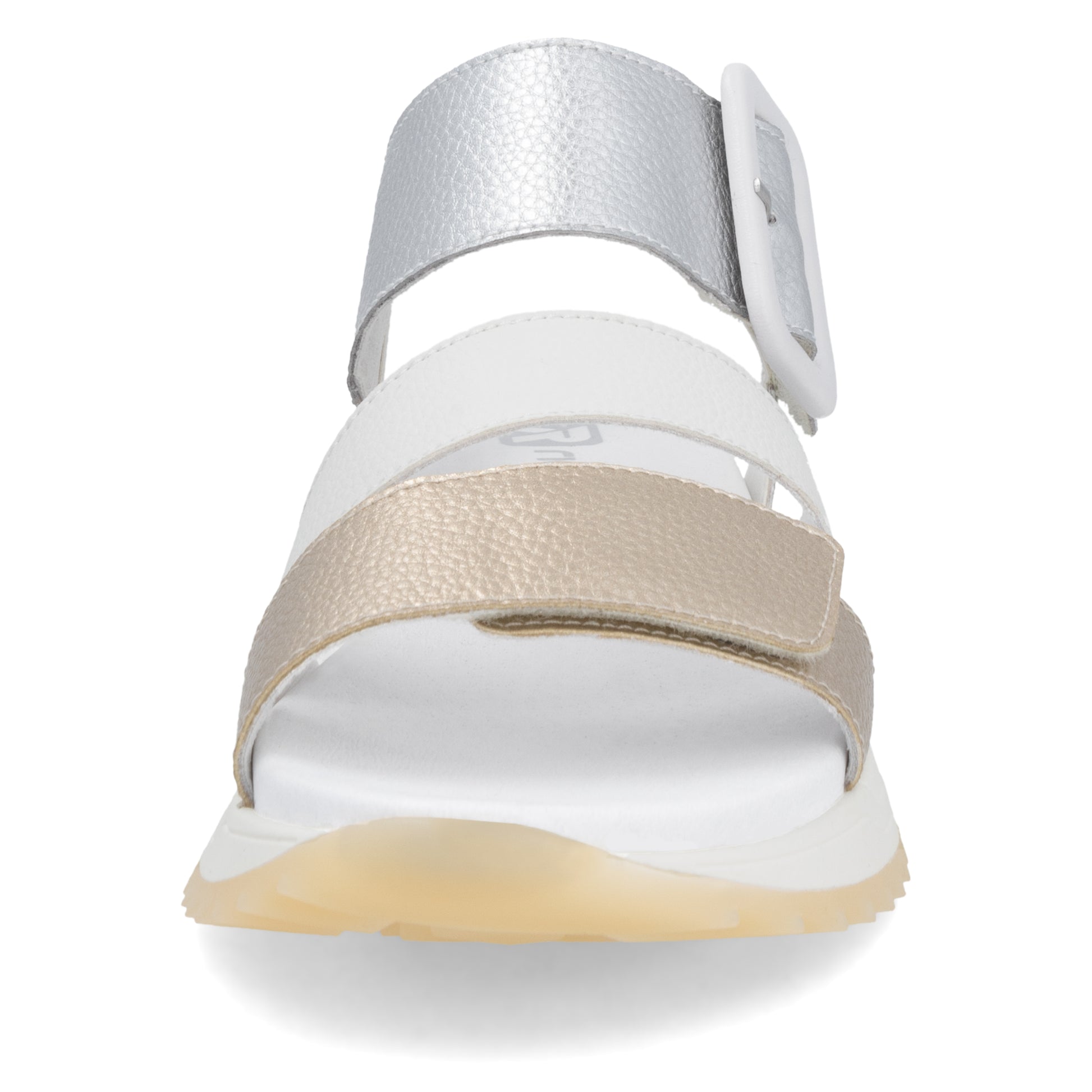 Gold Hook & Loop Sandals for Women | Rieker W2950-90