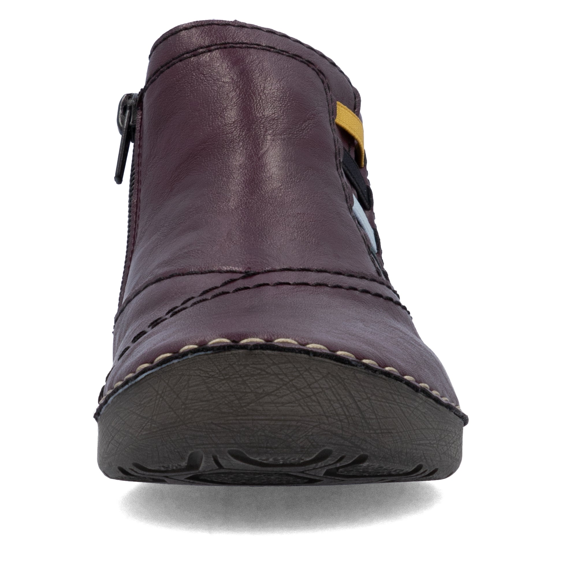 Red Zip Boots for Women | Rieker 52584-30