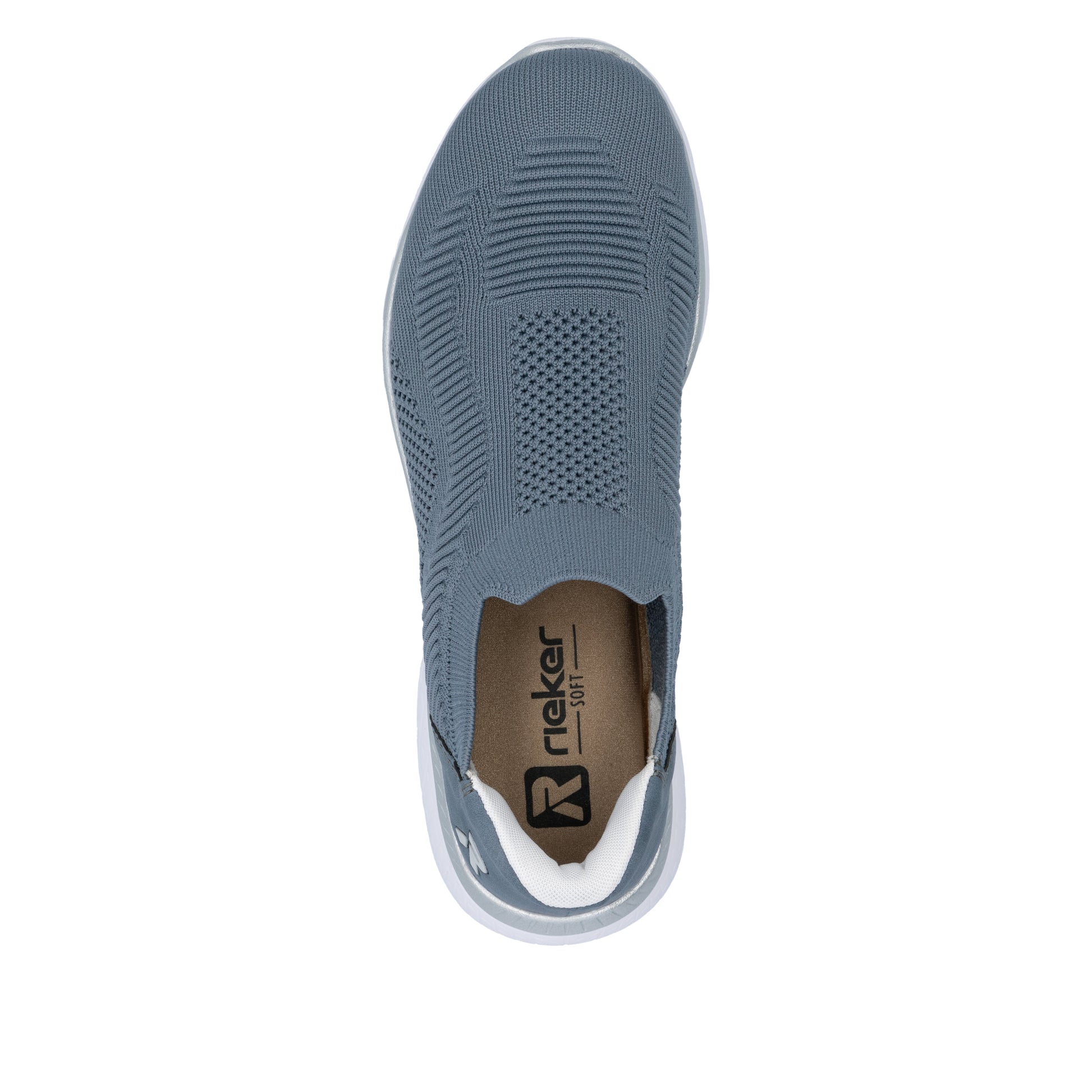 Blue Elasticated Shoes for Women | Rieker M5072-10