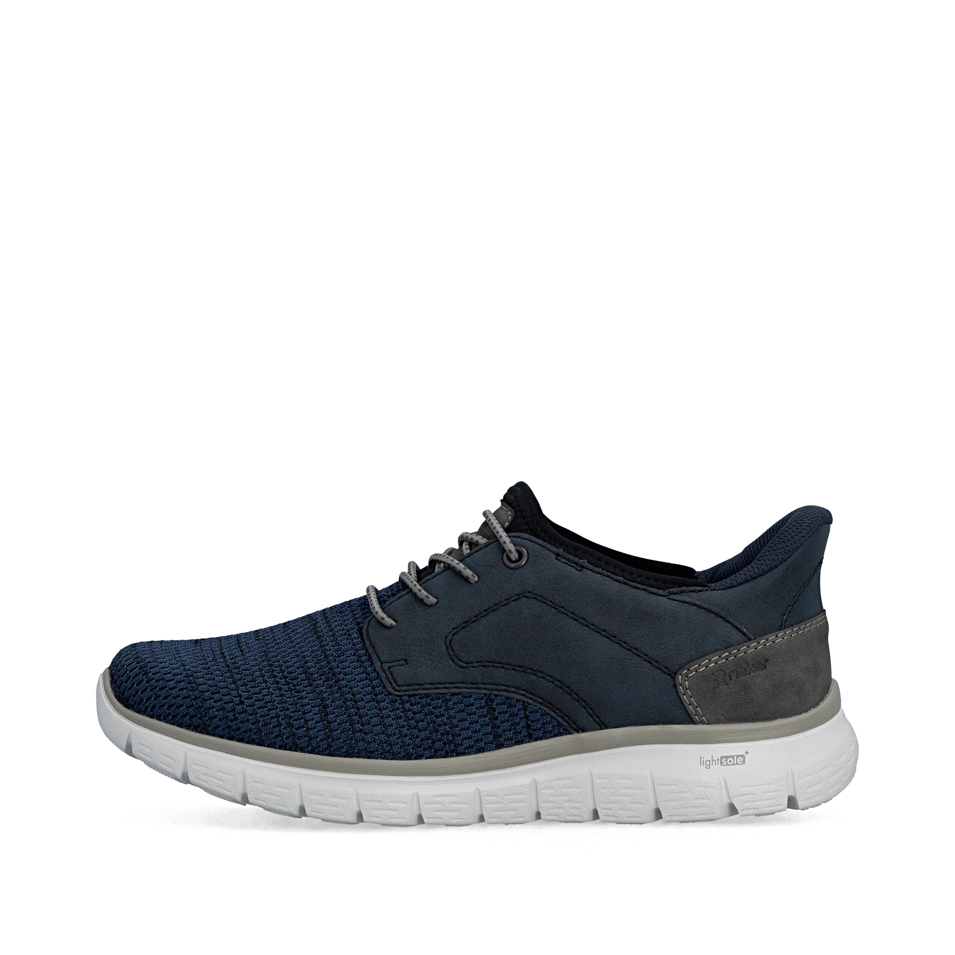 Blue Elasticated Shoes for Men | Rieker B6658-14
