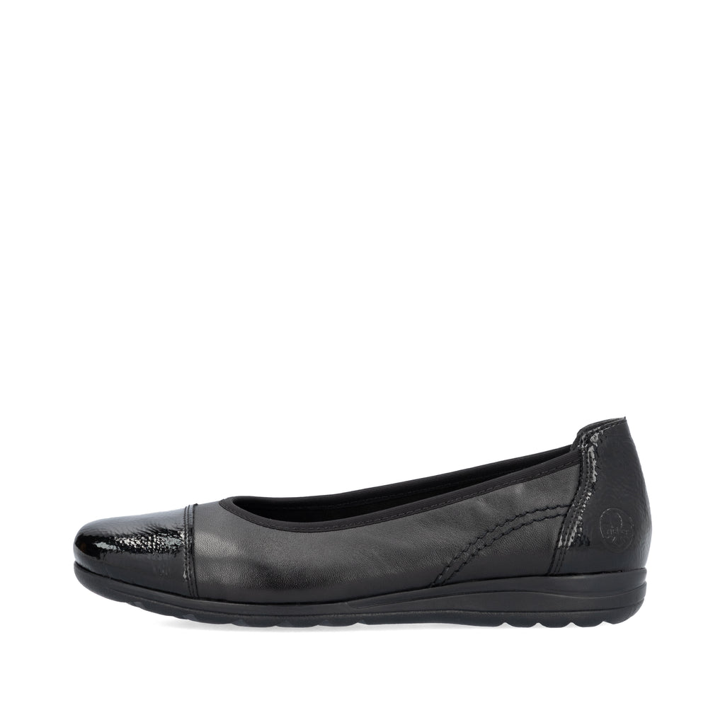 Black Slip-On Shoes for Women | Rieker L9351-00