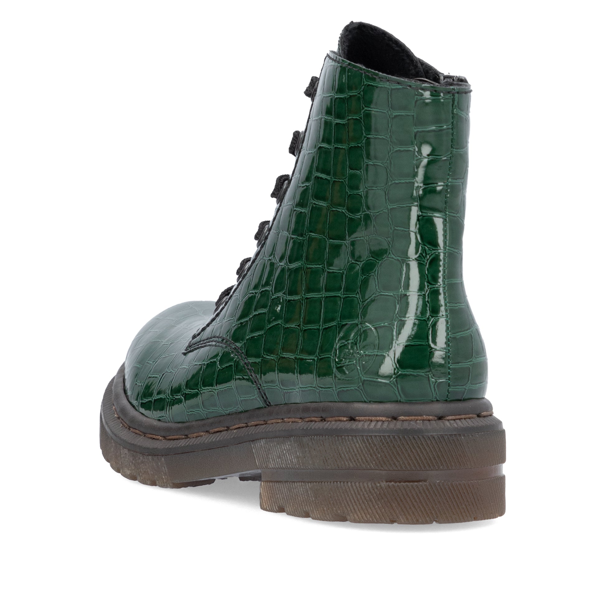 Green Zip Boots for Women | Rieker 78240-54