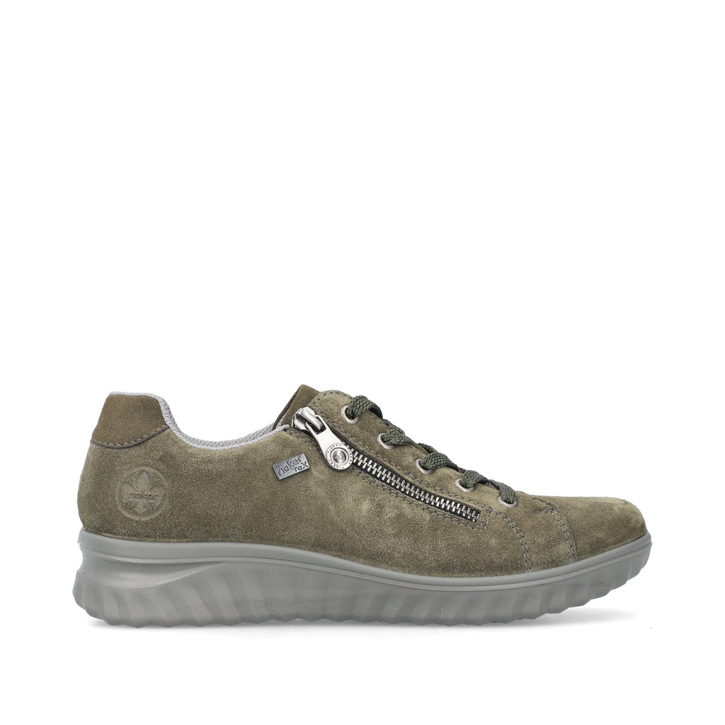 Green Zip Shoes for Women | Rieker 59000-54