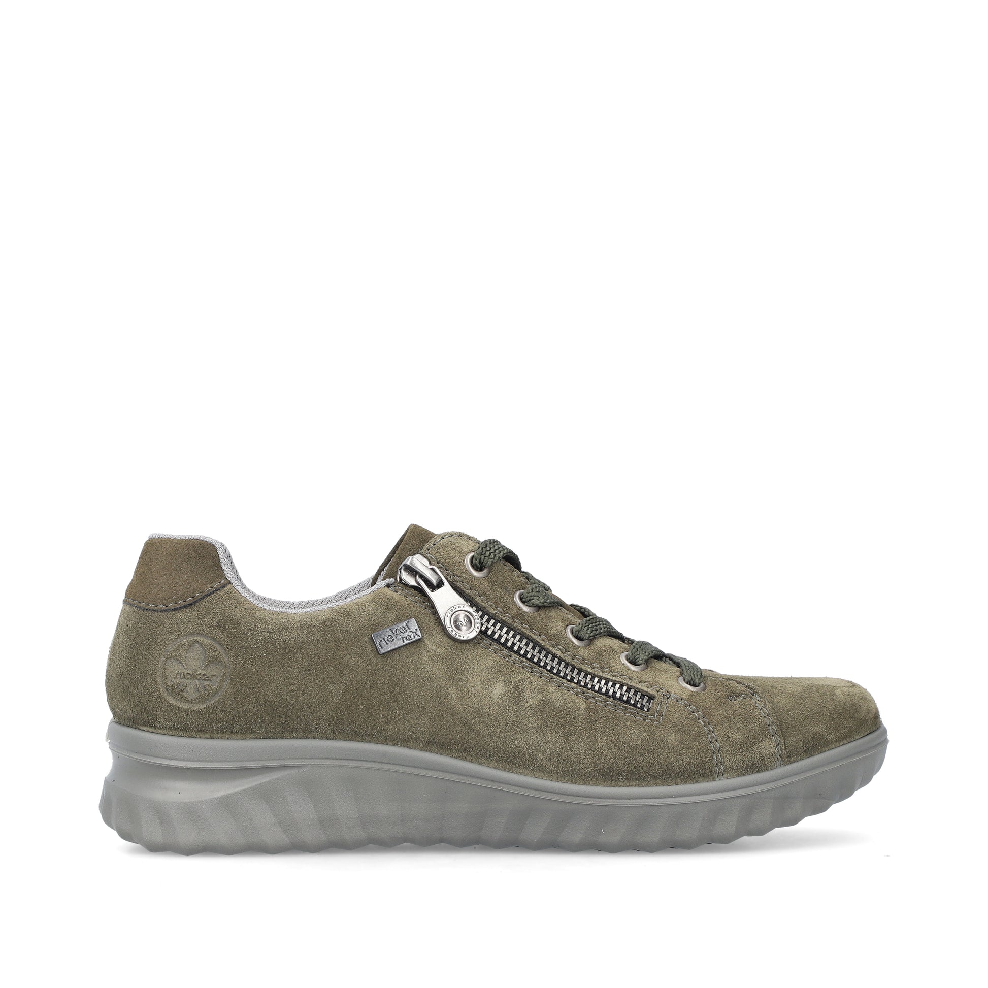 Green Zip Shoes for Women | Rieker 59000-54