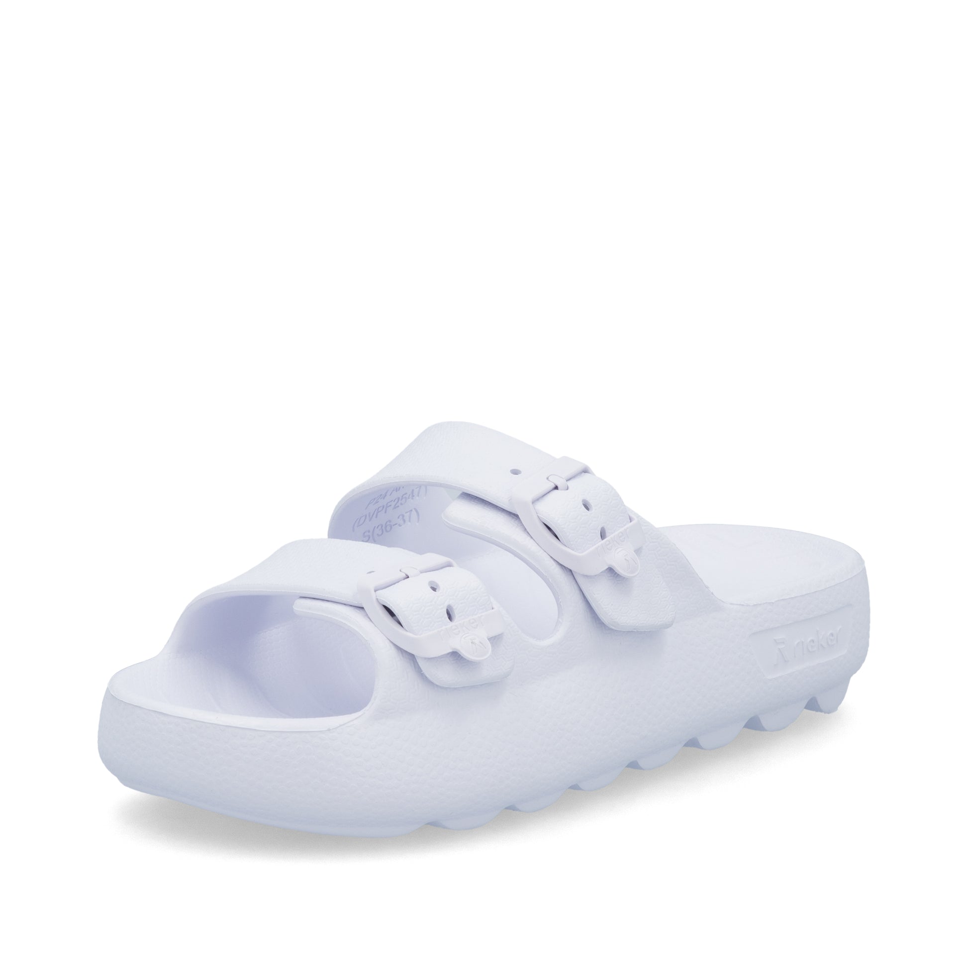 White Buckle Sandals for Women | Rieker P2450-80