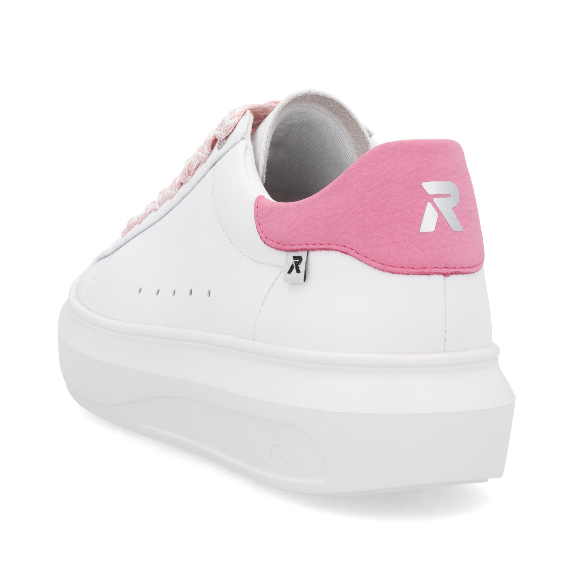White Elasticated Shoes for Women | Rieker W1201-82
