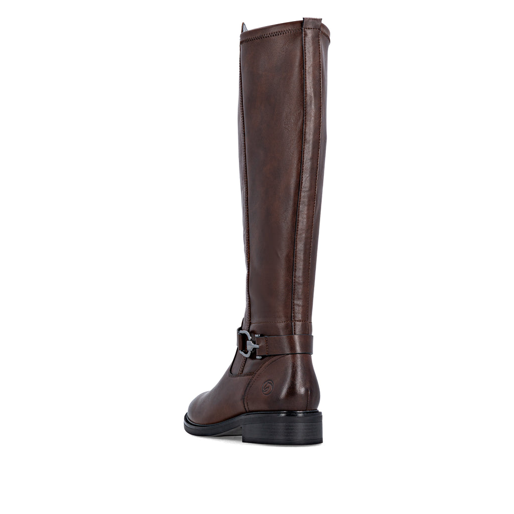 Brown Zip Boots for Women | Remonte D2W77-25
