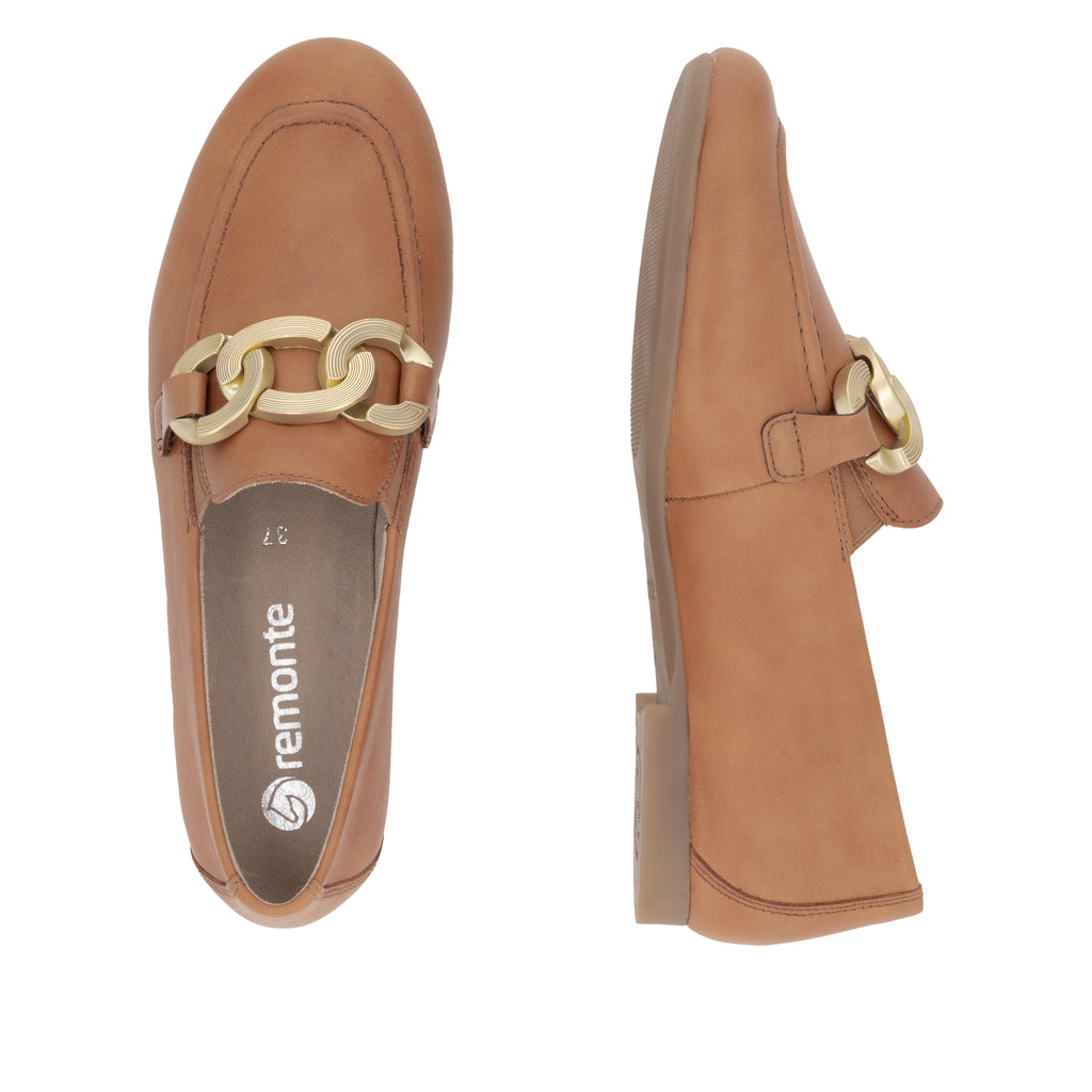 Brown Elasticated Shoes for Women | Remonte D0K09-22