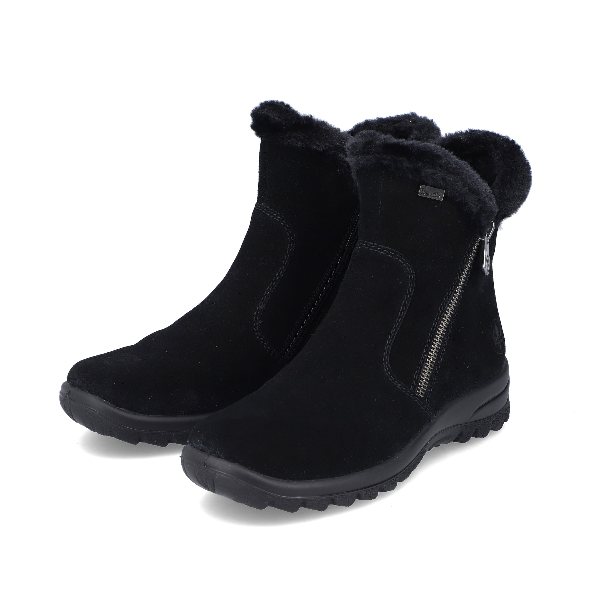 Black Zip Boots for Women | Rieker L7162-00