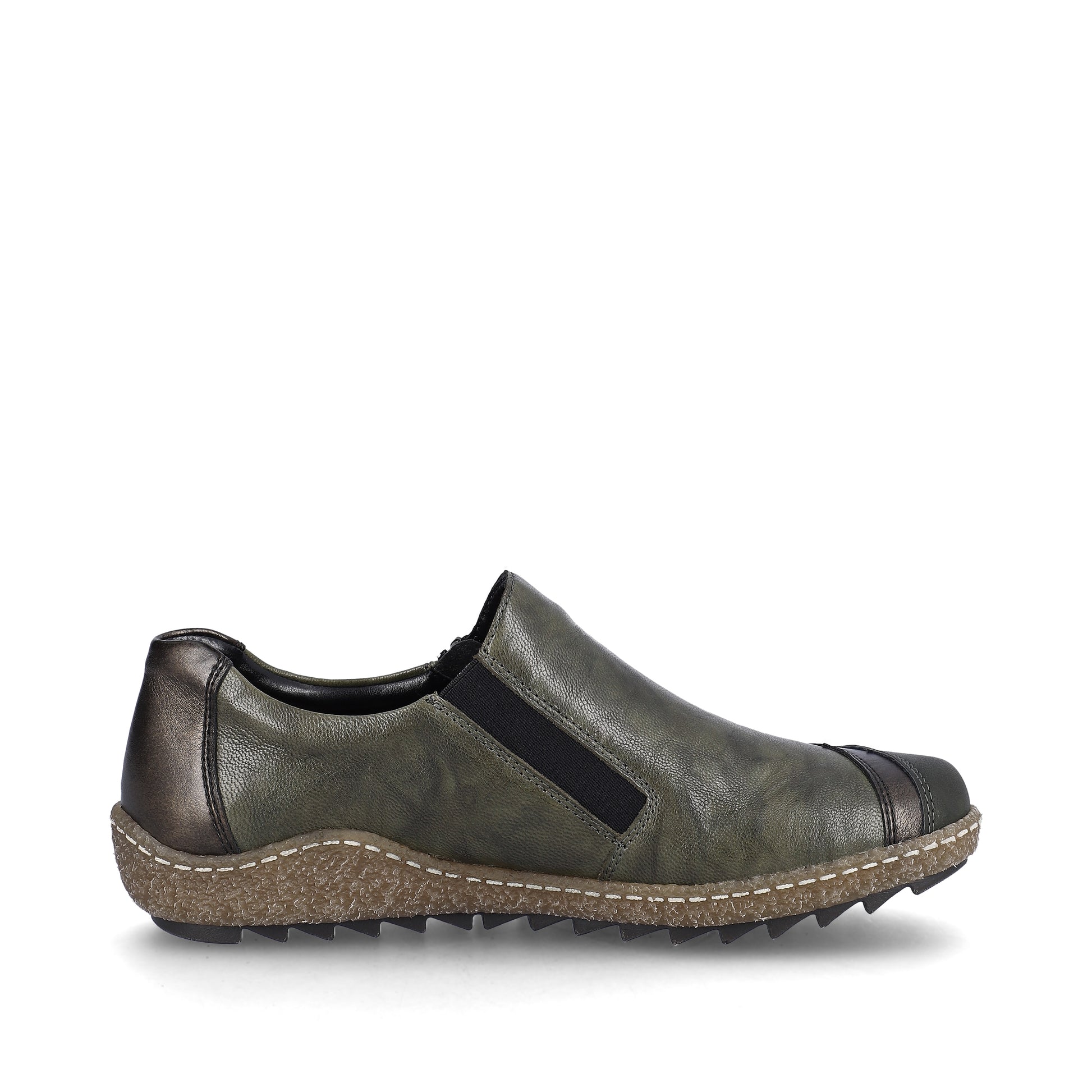 Green Zip Shoes for Women | Rieker L7571-54