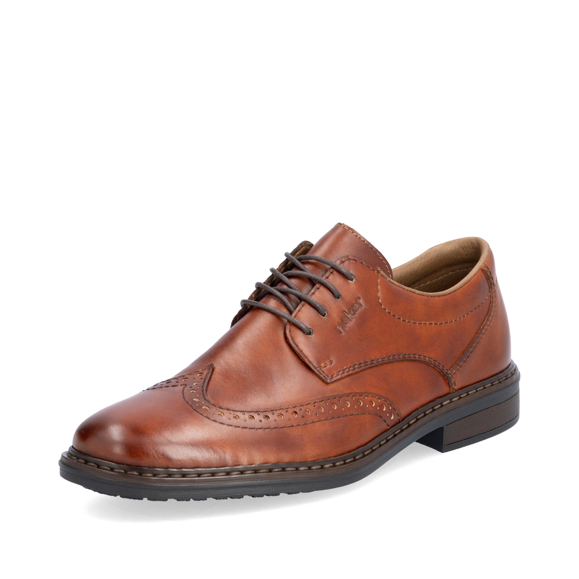Brown Elasticated Shoes for Men | Rieker 17620-24