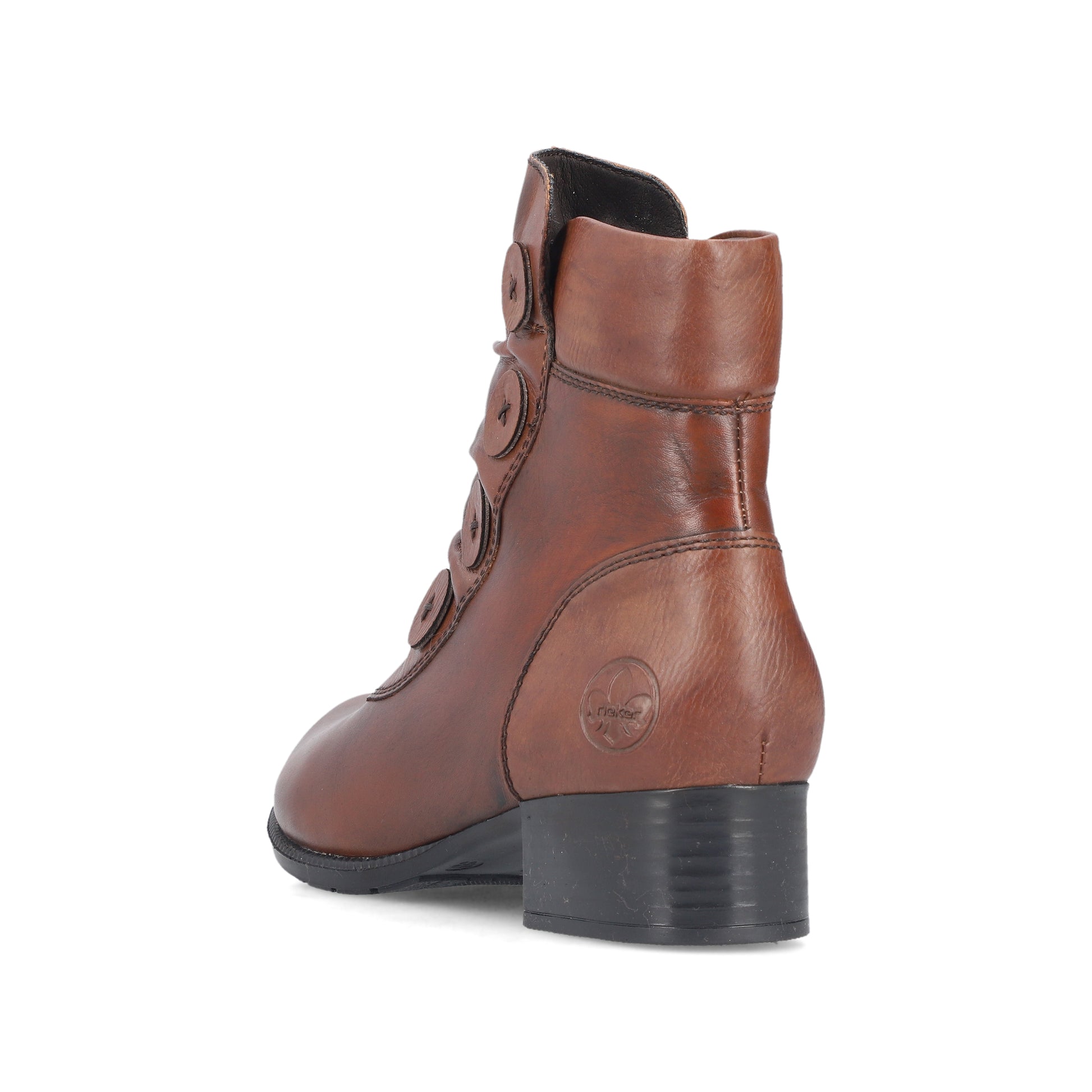 Brown Zip Boots for Women | Rieker 78659-22