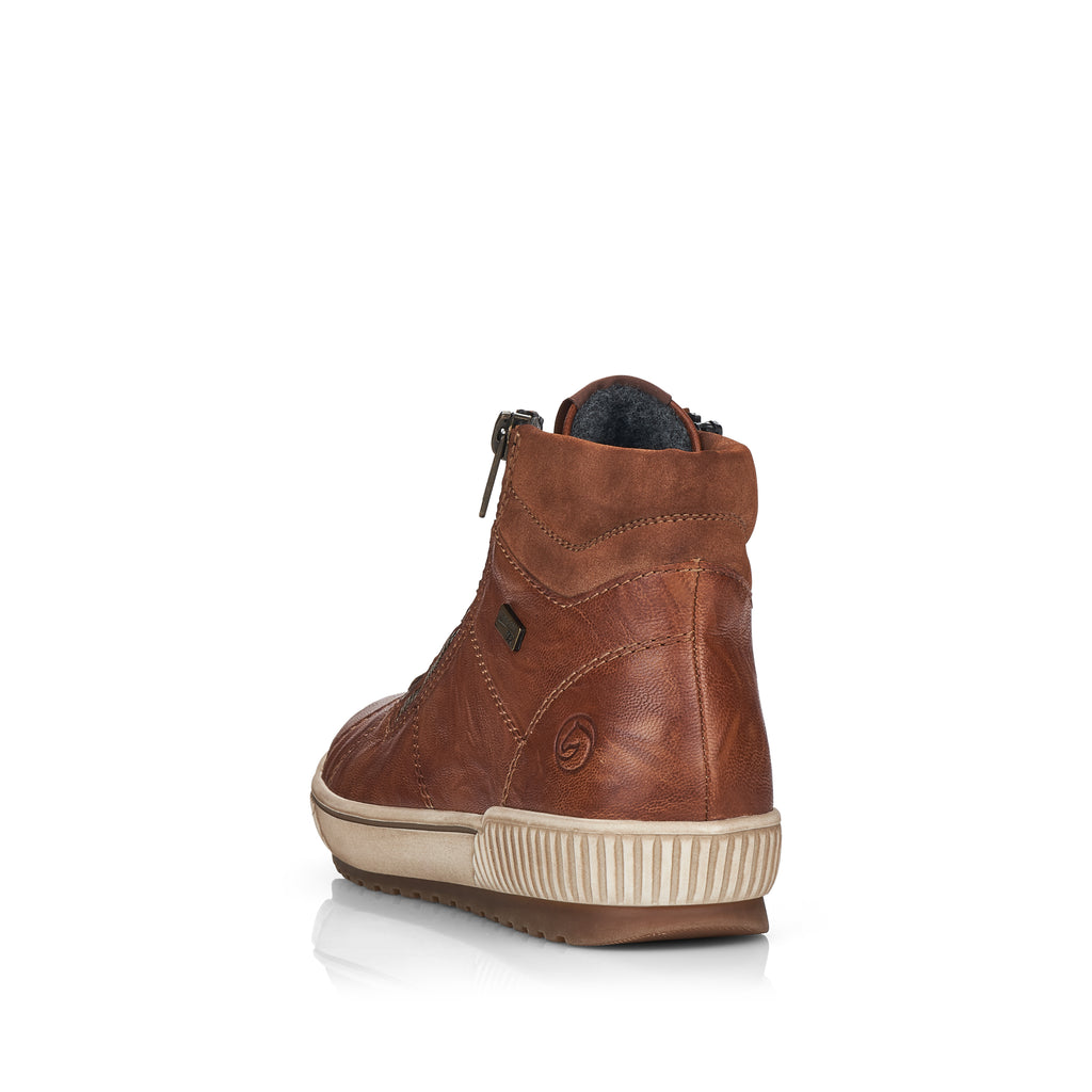 Brown Zip Boots for Women | Remonte D0772-22