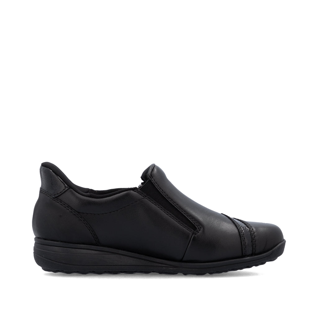 Black Zip Shoes for Women | Rieker 47264-00