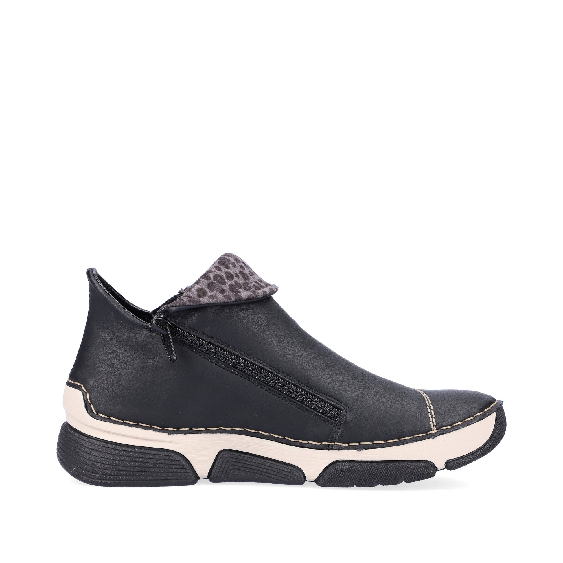 Black Zip Boots for Women | Rieker 45983-00