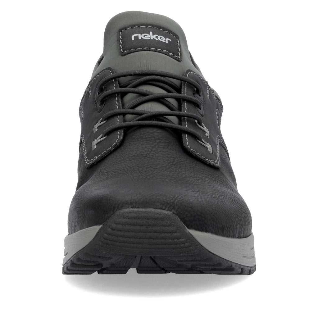 Black Elasticated Shoes for Men | Rieker B1051-00