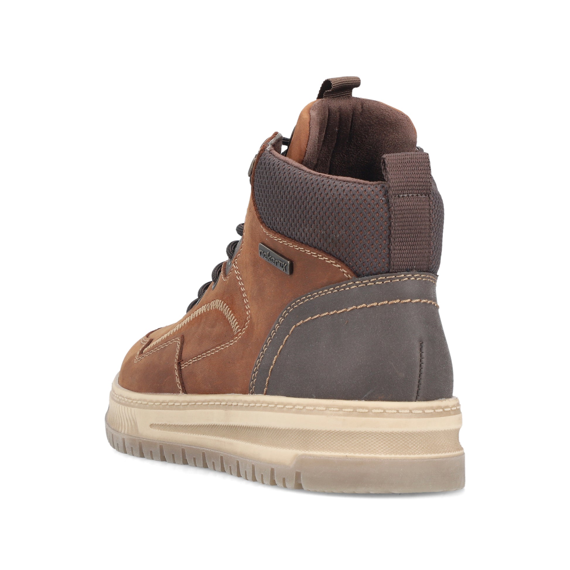 Brown Zip Boots for Men | Rieker 38554-22