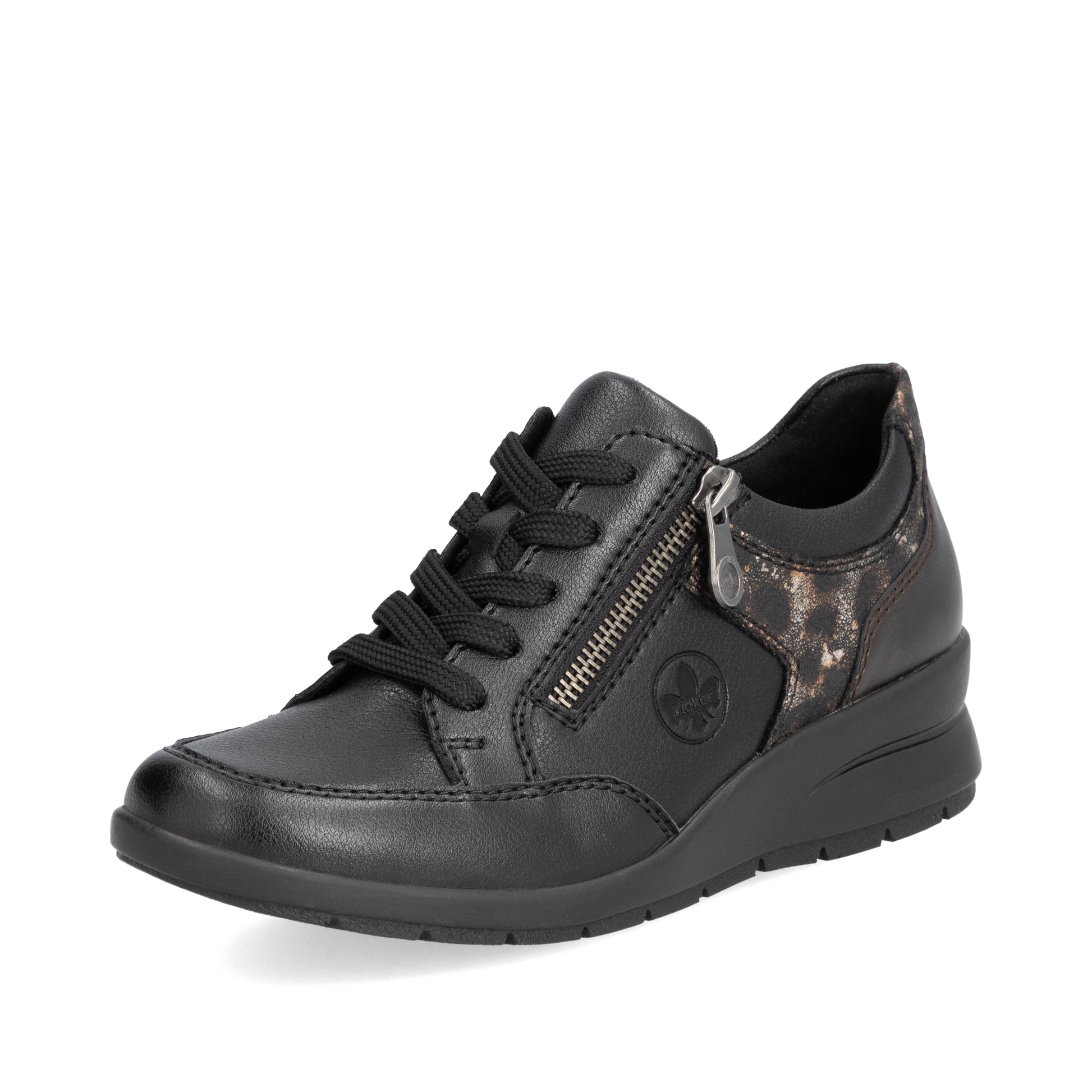 Black Zip Shoes for Women | Rieker L4801-00