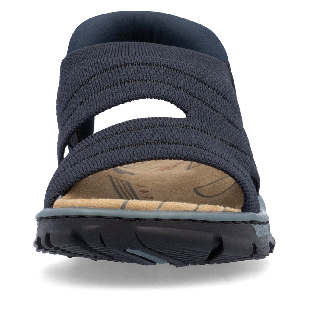 Blue Elasticated Sandals for Women | Rieker 68895-14