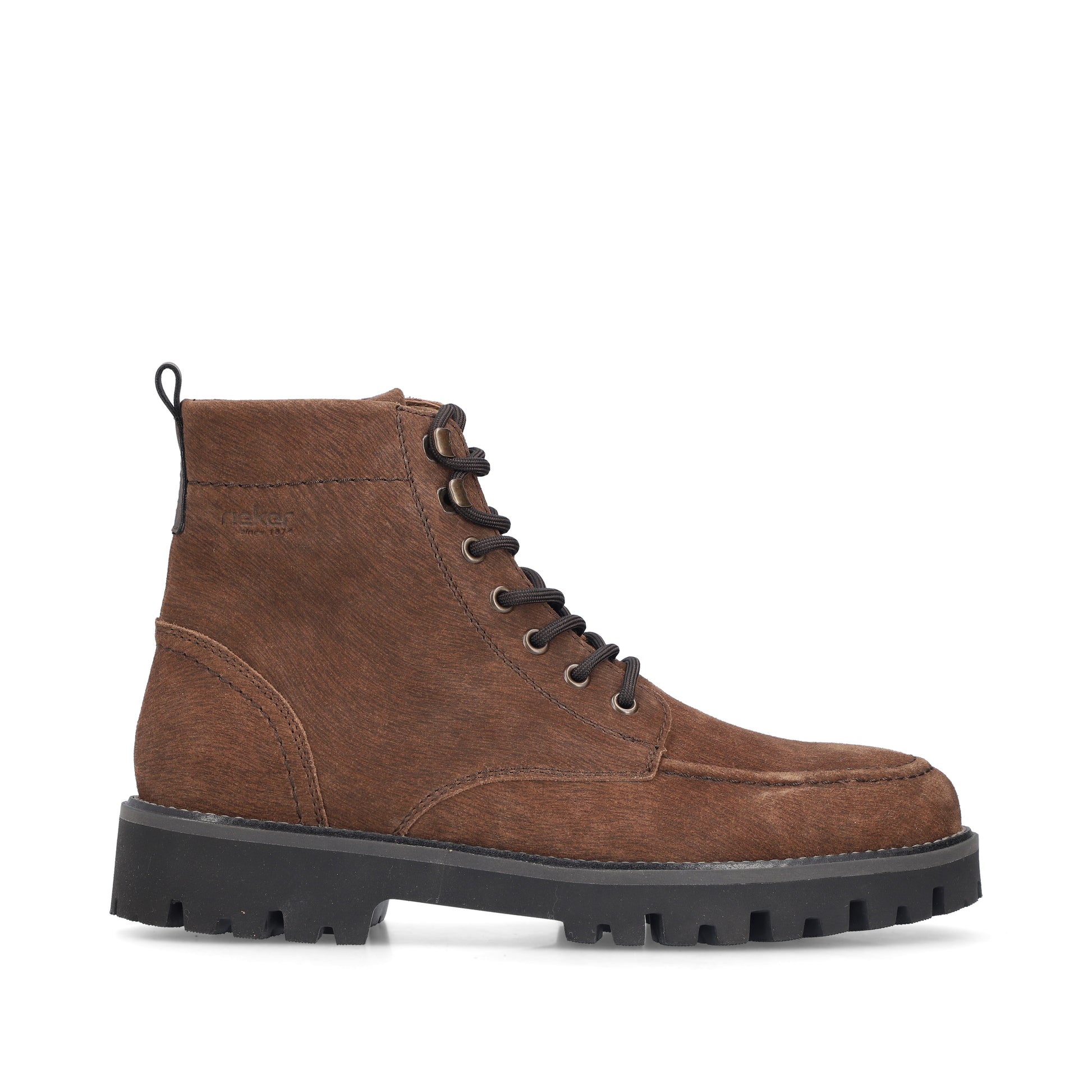 Brown Zip Boots for Men | Rieker 30414-25