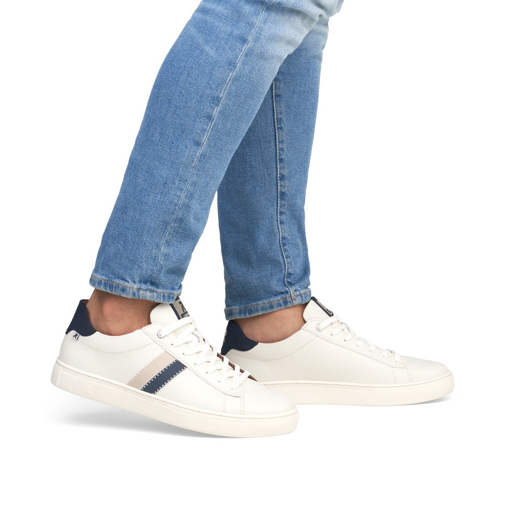 White Elasticated Shoes for Men | Rieker U0705-80