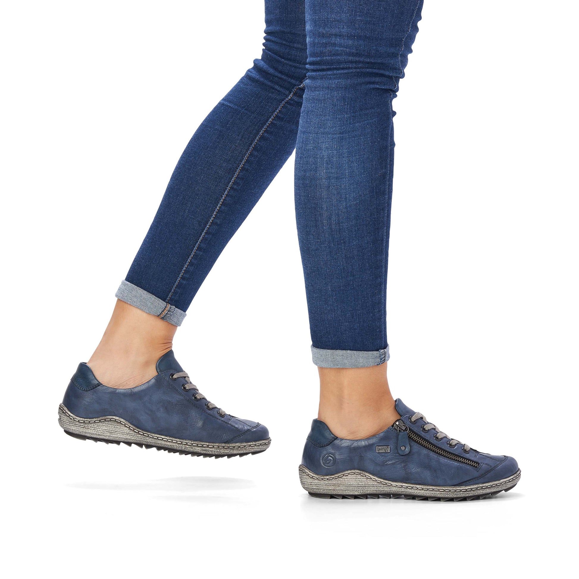 Blue Zip Shoes for Women | Remonte R1402-15