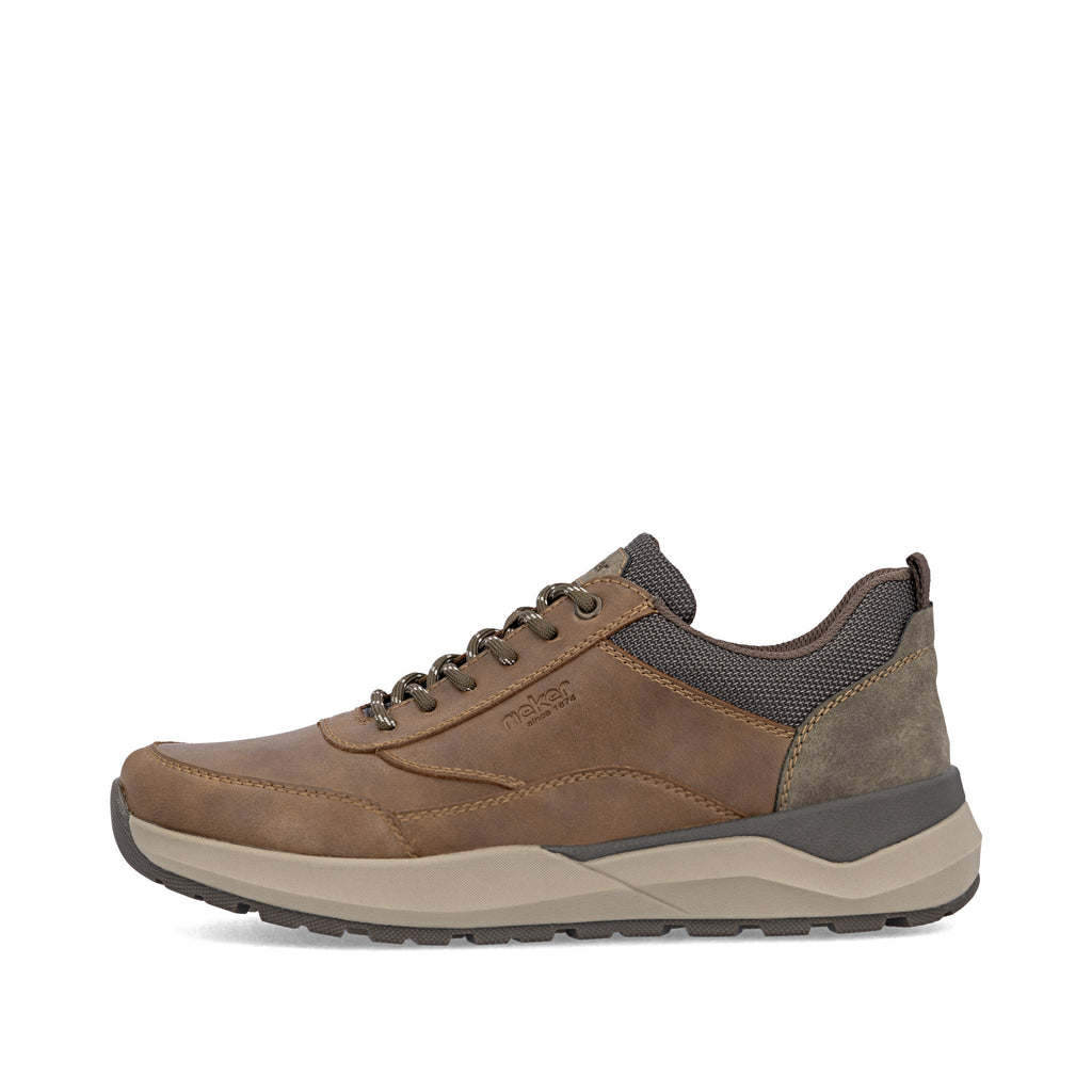 Brown Zip Shoes for Men | Rieker 06000-22