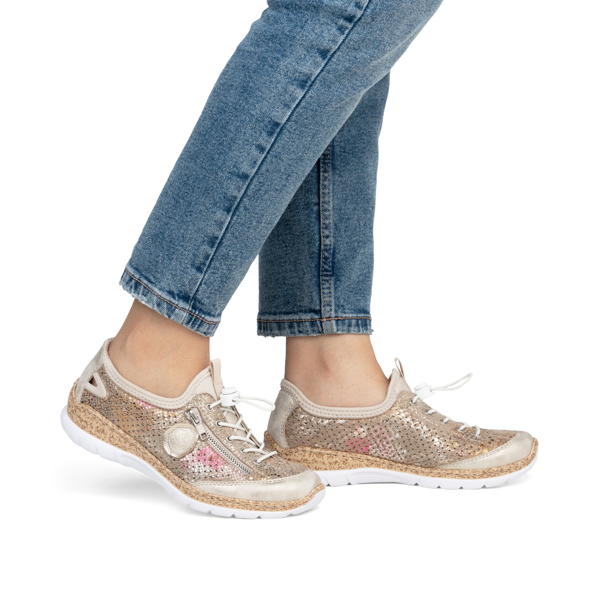 Multi Elasticated Shoes for Women | Rieker N42V1-92
