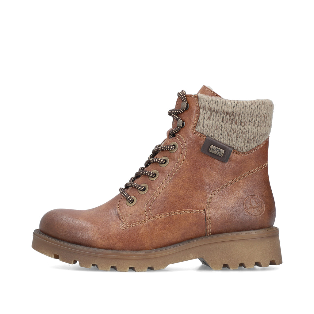 Brown Zip Boots for Women | Rieker 73220-24