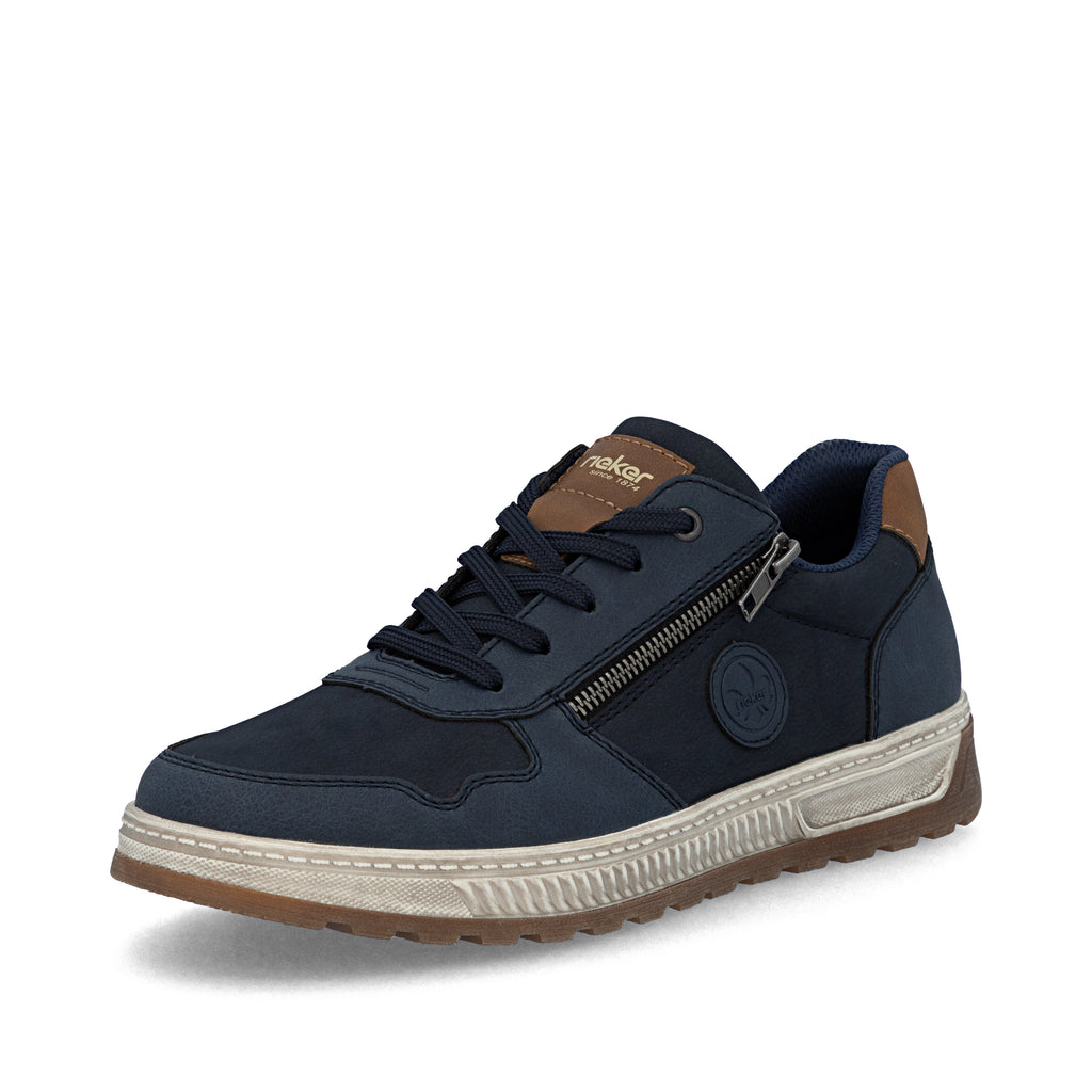 Blue Zip Shoes for Men | Rieker 37029-14