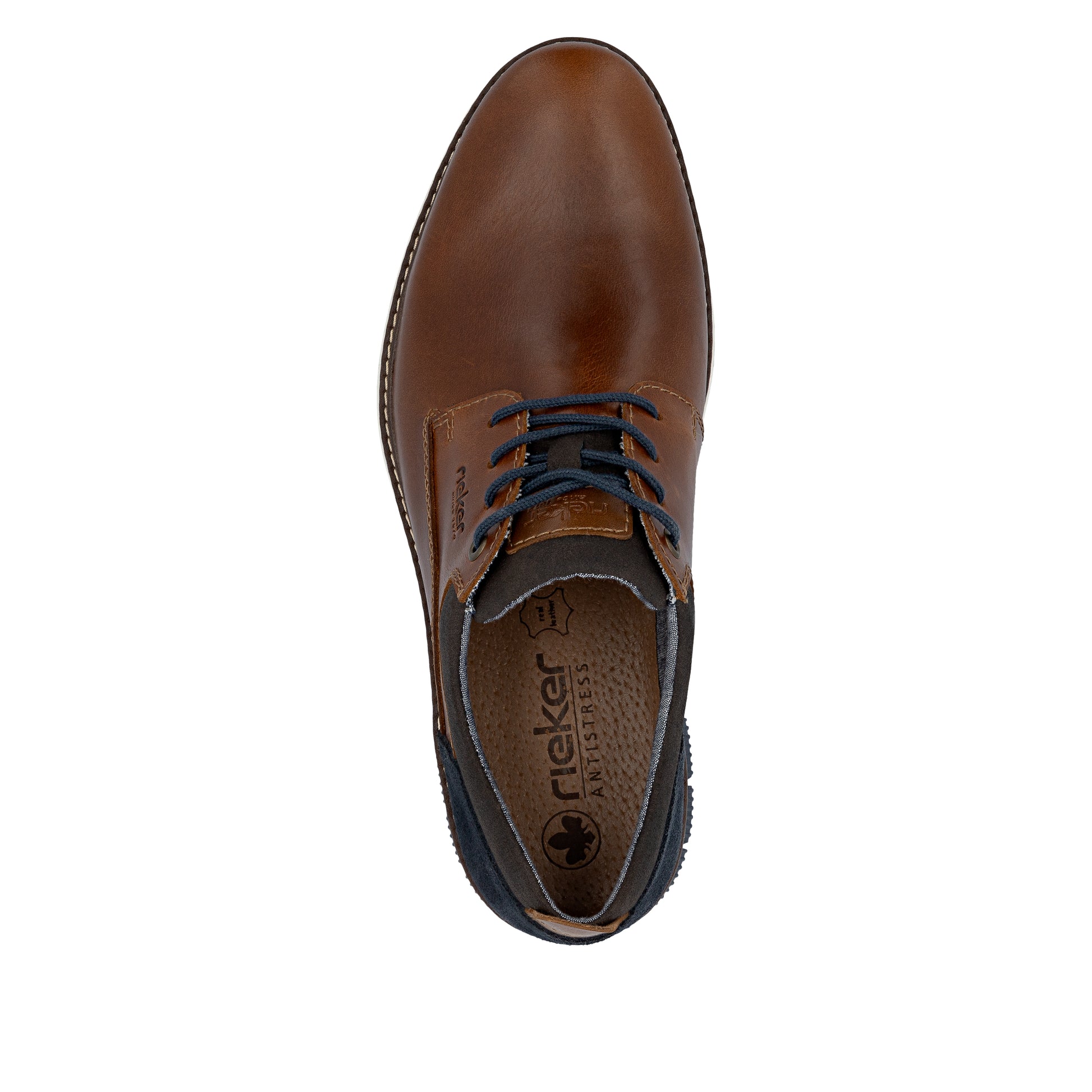 Brown Elasticated Shoes for Men | Rieker 14405-24