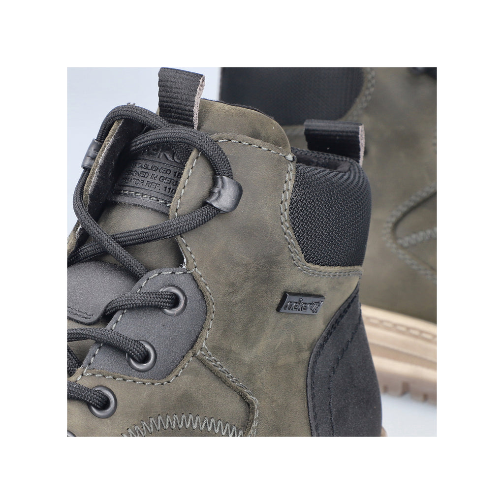 Green Zip Boots for Men | Rieker 38554-54